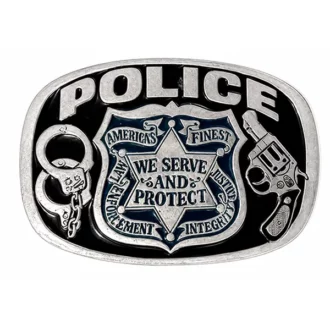 ref: 1654 police Boucle de ceinture modele Police USA