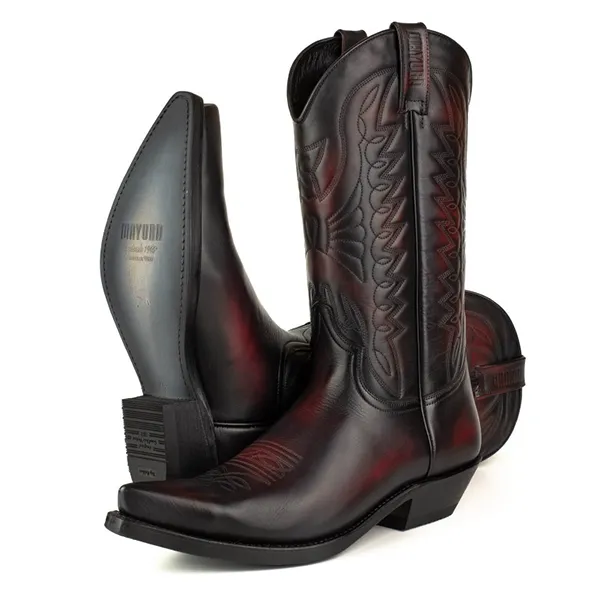 Bottes Mayura 1920 Rouge Texas western country unisexe – Image 2