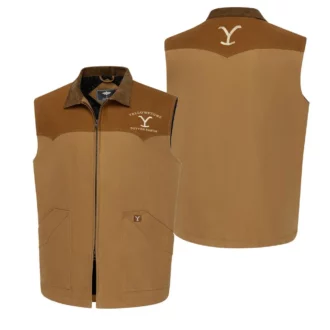 HAYS Gilet western authentique en toile Stars and Stripes Yellowstone Stars-and-Stripes-western-country-la-joya-western-Strasbourg-France