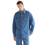 112386939 Chemise Wrangler Super Wrangler Oversized Western Shirt homme