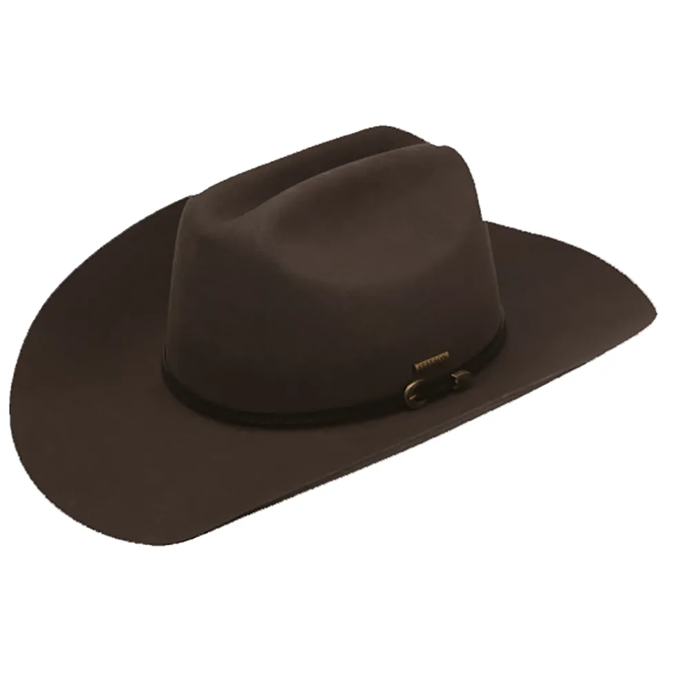Ref: 3198124 Chapeau STETSON Western Woolfelt/Cashmere marron unisexe – Image 3