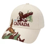 CASQUETTE Canada aigle USA WESTERN COUNTRY color beige unisexe