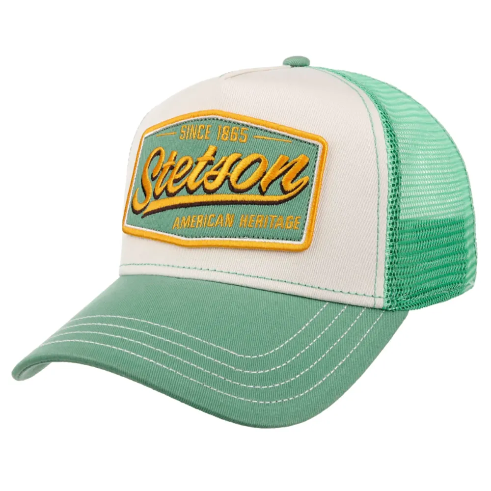 7761122-casquette-Trucker Cap VINTAGE mint/white-country-unisexe-la-joya-western-Strasbourg