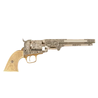 P1040B DENIX REVOLVER MARINE USA 1851 REPLIQUE la joya western Strasbourg unisexe