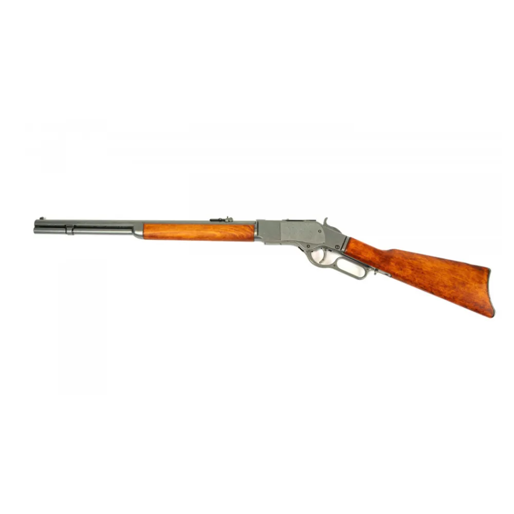 P1325 fusil Winchester Mod. 73, USA 1873. canon long argenté replique la joya western Strasbourg1