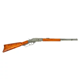 P1325 fusil Winchester Mod. 73, USA 1873. canon long argenté replique la joya western Strasbourg1
