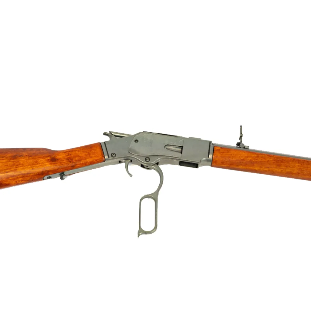 ref: P1325 Fusil Winchester Mod. 73, USA 1873. canon long argenté DENIX – Image 4
